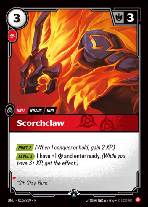 Scorchclaw Frente