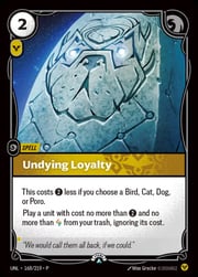 Undying Loyalty 168