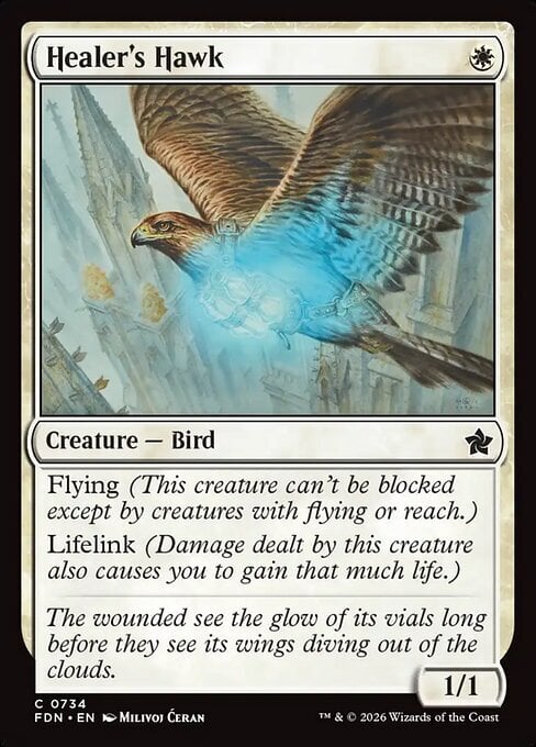 Falco del Guaritore Card Front