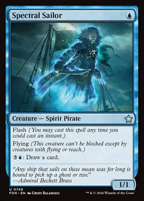 Marinaio Spettrale Card Front