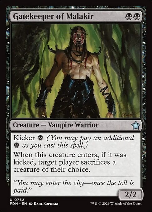 Gatekeeper of Malakir Card Front