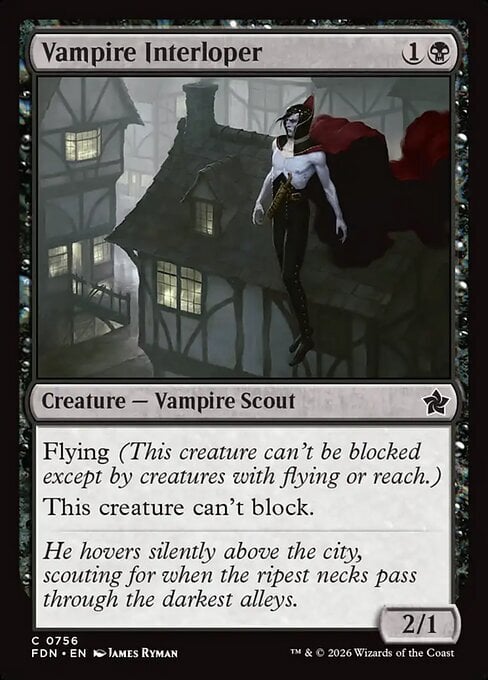 Vampire Interloper Card Front