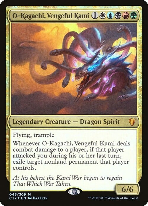 O-Kagachi, Vengeful Kami Card Front