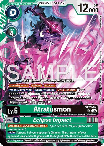 Atratusmon // Eclipse Impact Card Front