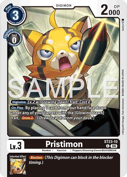 Pristimon Card Front