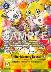 Amber Memory Boost! · Alternate Art LM-035