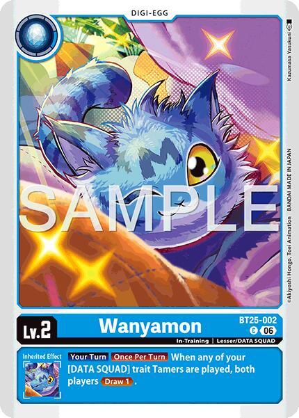 Wanyamon Card Front