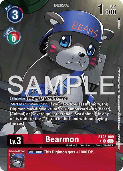 Bearmon Card Front