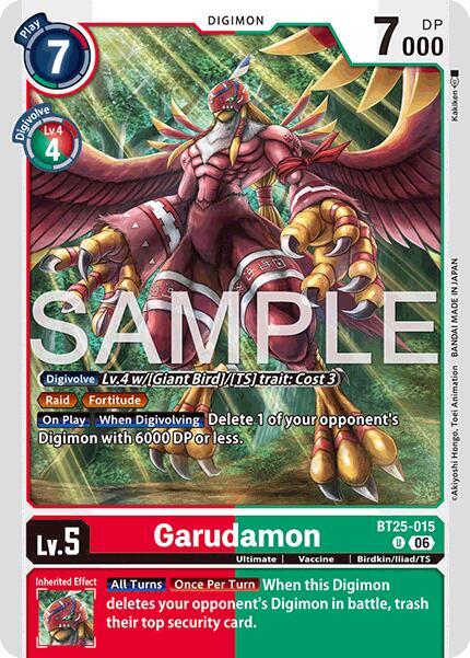 Garudamon Card Front