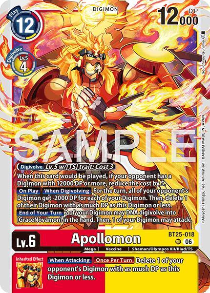 Apollomon Card Front