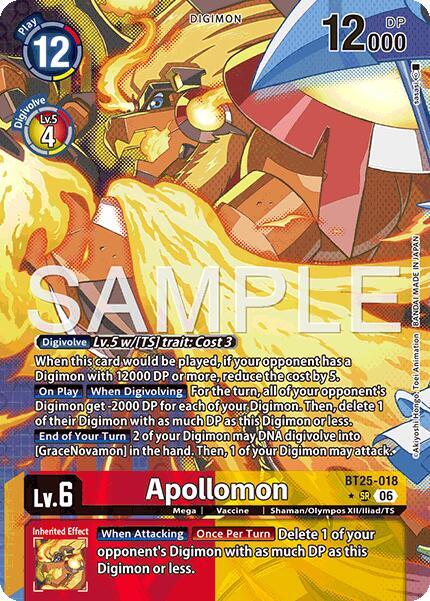Apollomon Card Front