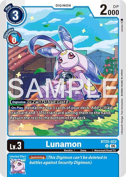 Lunamon Card Front