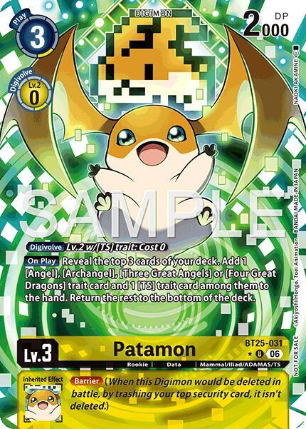 Patamon Card Front