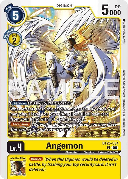 Angemon Card Front