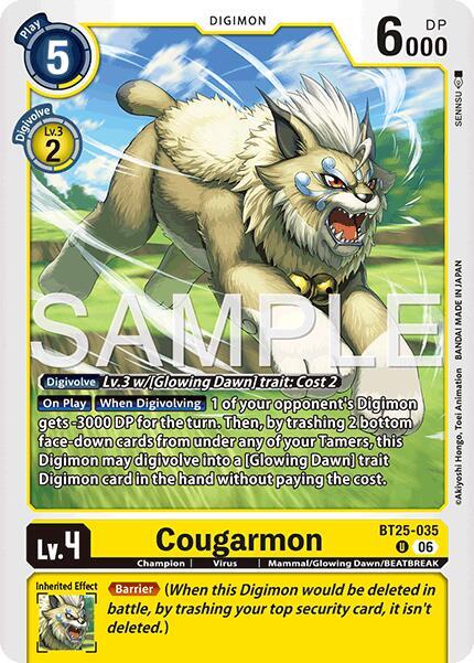 Cougarmon Card Front
