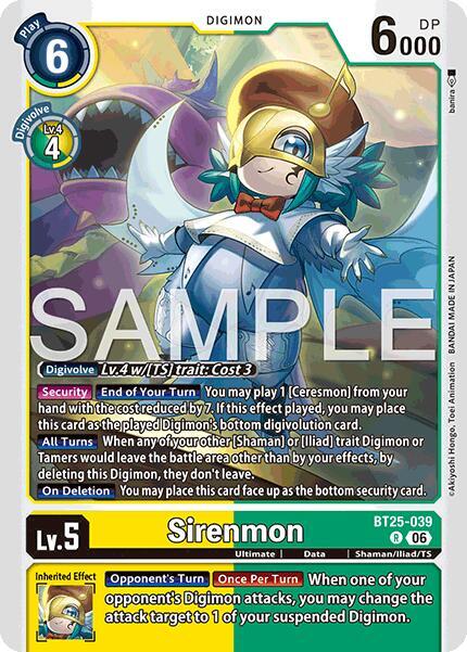 Sirenmon Card Front
