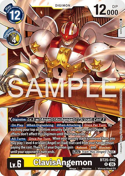 ClavisAngemon Card Front