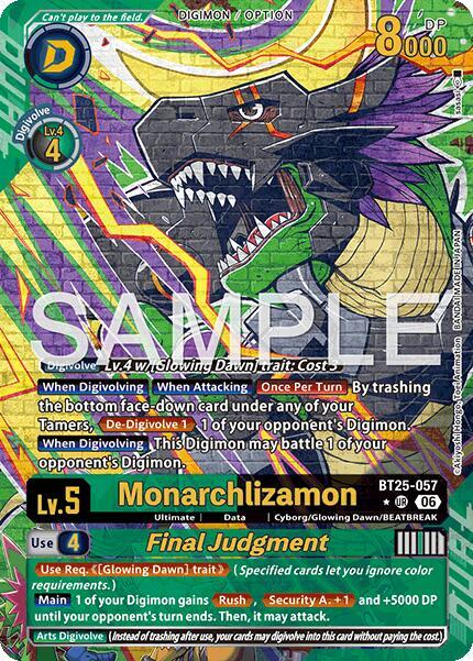 Monarchlizamon // Final Judgement Card Front