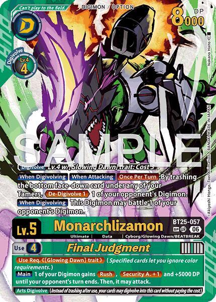 Monarchlizamon // Final Judgement Card Front