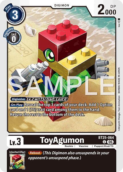 ToyAgumon Card Front