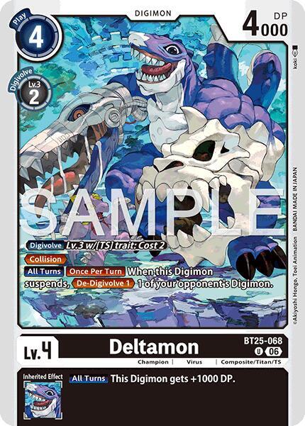 Deltamon Card Front
