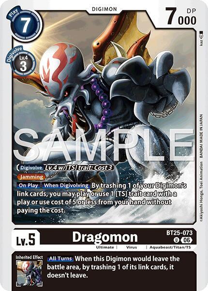 Dragomon Card Front