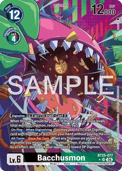 Bacchusmon Card Front
