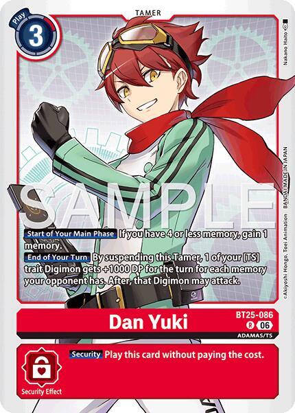 Dan Yuki Card Front