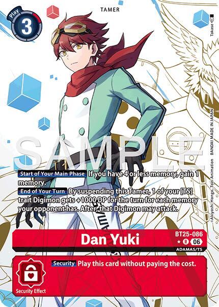 Dan Yuki Card Front