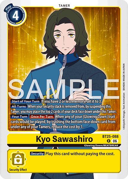 Kyo Sawashiro Card Front