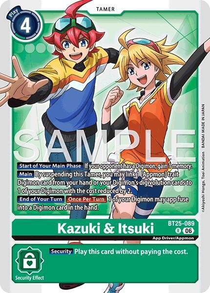 Kazuki & Itsuki Card Front
