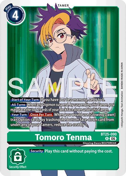 Tomoro Tenma Card Front