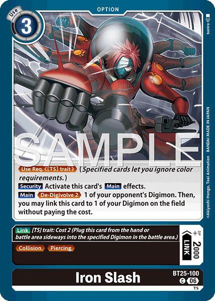 Iron Slash Card Front