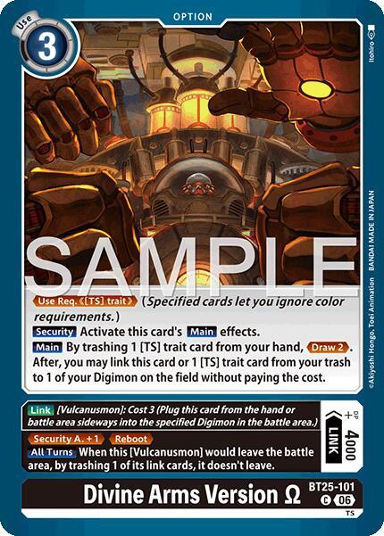 Divine Arms Version Card Front