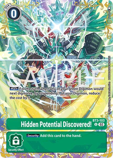 Hidden Potential Discovered! Card Front