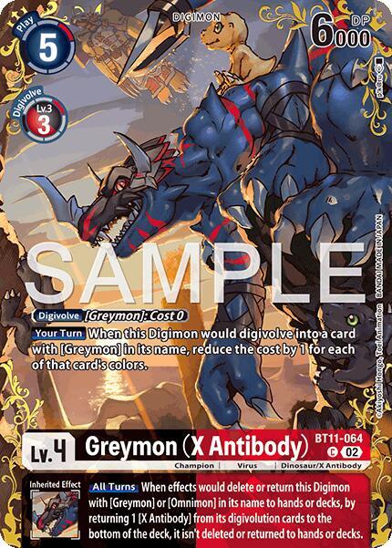 Greymon Card Front