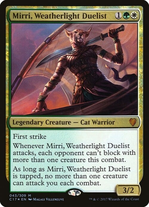 Mirri, Weatherlight Duelist Card Front