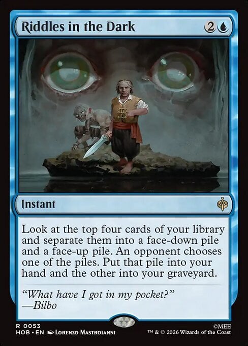 Riddles in the Dark Card Front