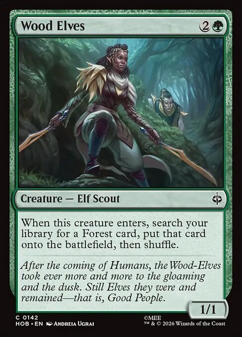 Wood Elves Card Front