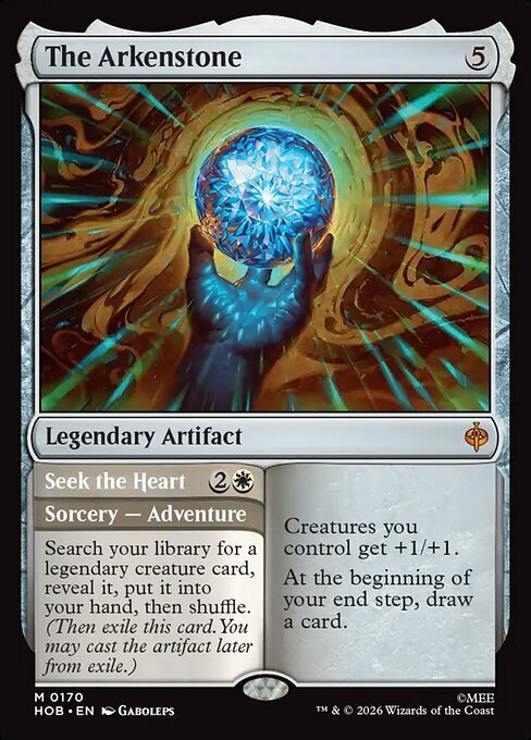 The Arkenstone // Seek the Heart Card Front