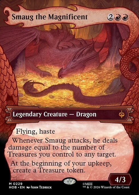 Smaug the Magnificent Card Front