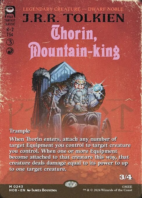 Thorin, Mountain-king Frente