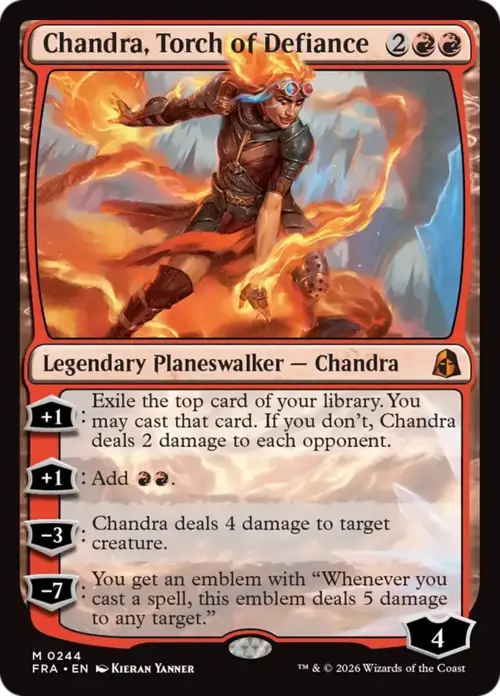 Chandra, Torch of Defiance Card Front