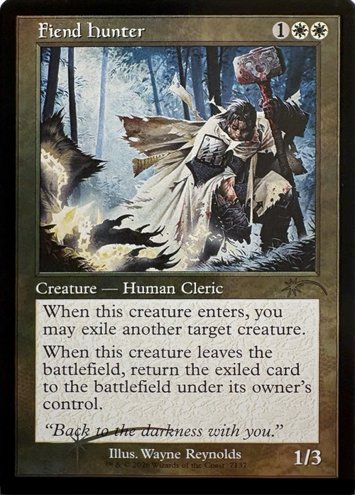 Cacciatore di Demoni Card Front