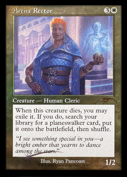 Arena Rector Card Front
