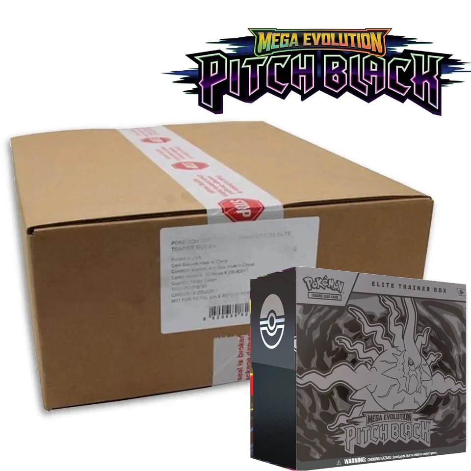 Pitch Black | 10 Elite Trainer Box Case