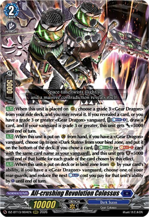 All-crushing Revolution Colossus Frente