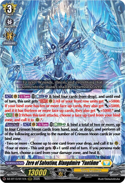 Zero of Salvation, Blangdmire "Fantome" Card Front