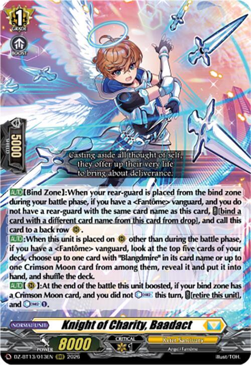 Knight of Charity, Baadact Card Front