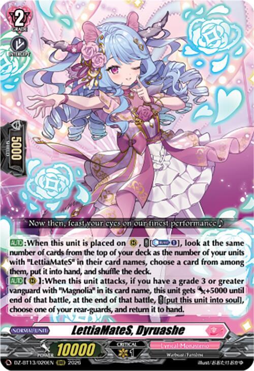 LettiaMateS, Dyruashe Card Front